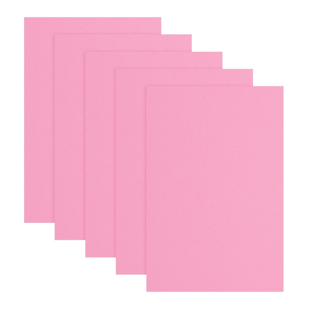 5Pcs Pink EVA A4 Foam Sheets Crafts 12 x 8 Inch 2mm Thick