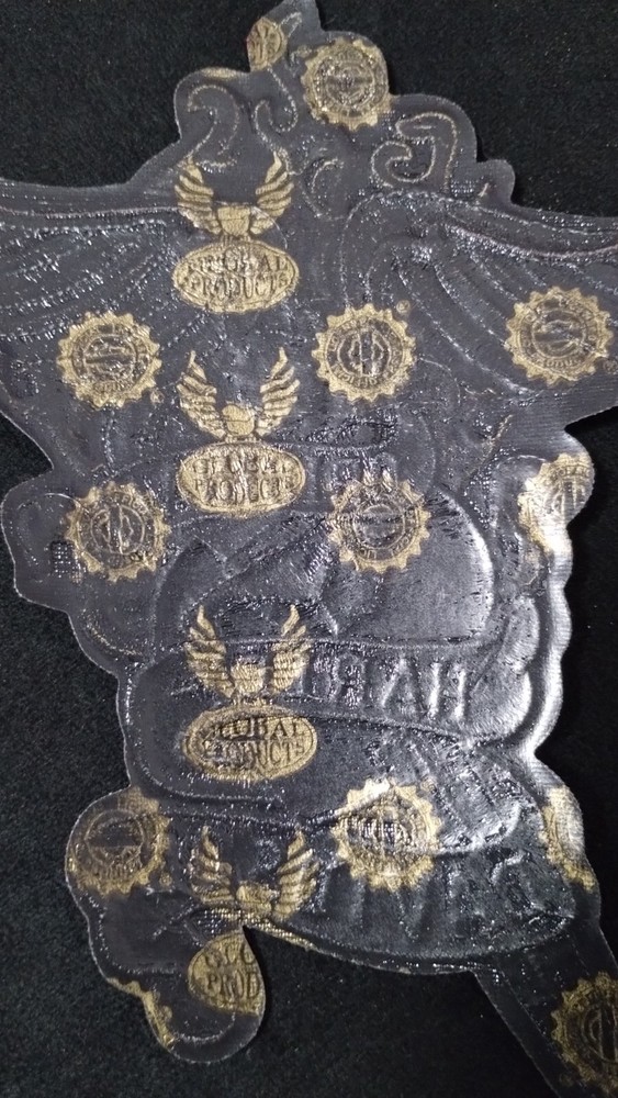 HARLEY DAVIDSON EAGLE SWORD THRU HEART LARGE BACK VEST JACKET PATCH