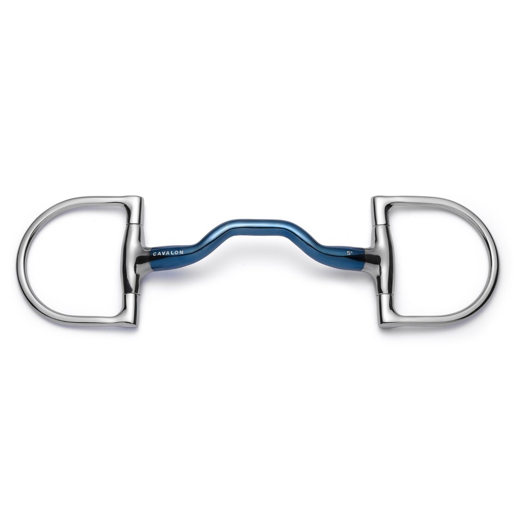 Cavalon Hunter D-Ring Low Port Mullen Sweet Iron Snaffle Bit