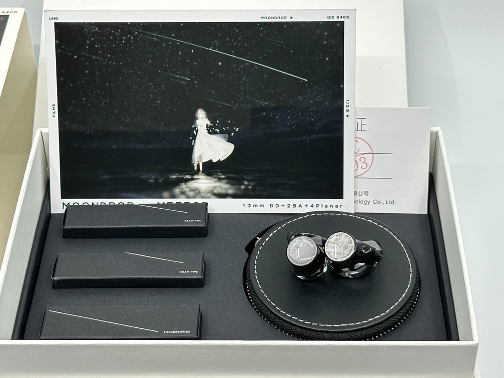Moondrop Meteor 1DD+2BA+4Planar Earphone 0.78mm 2PinInterchangeable Design Cable