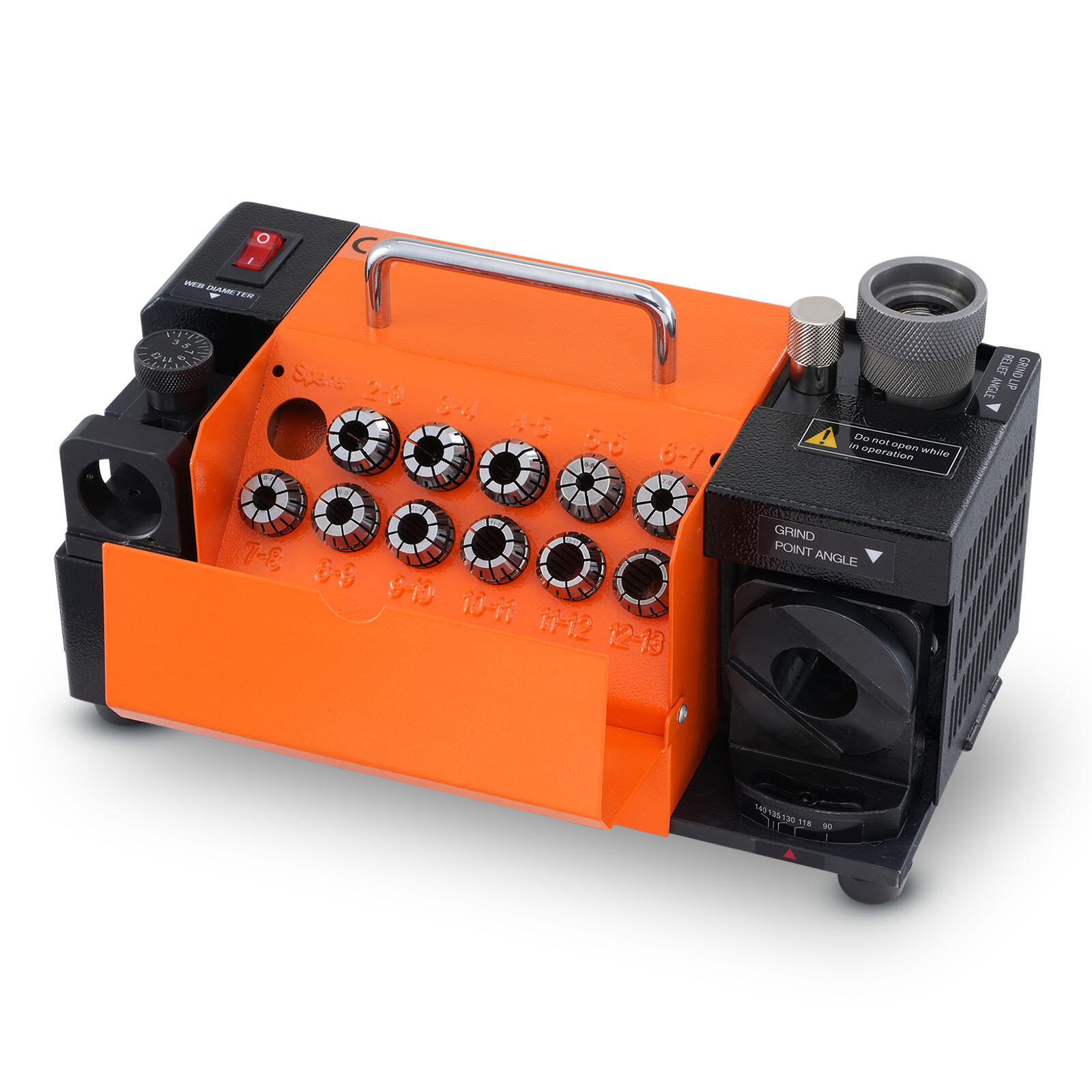 VEVOR MR-13A Drill Bits Sharpener 3-13mm Bits Grinder Sharpener with 11 Collets