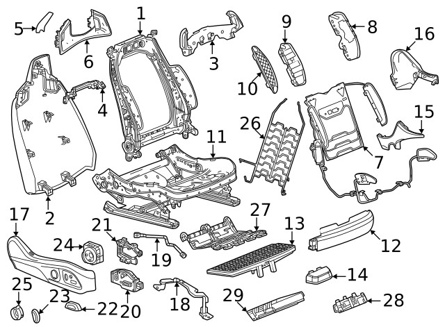 Genuine GM Outer Finish Panel Retainer 85118081