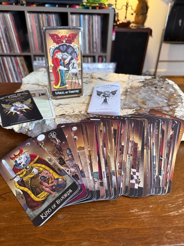 Deviant Moon Tarot Card Deck Borderless Edition + Instructions ~ Authentic Set