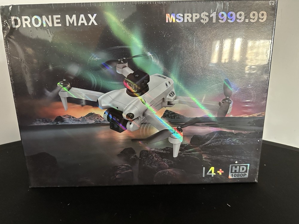 DRONE MAX White Quadcopter Drone with HD 1080P Camera Model Kit