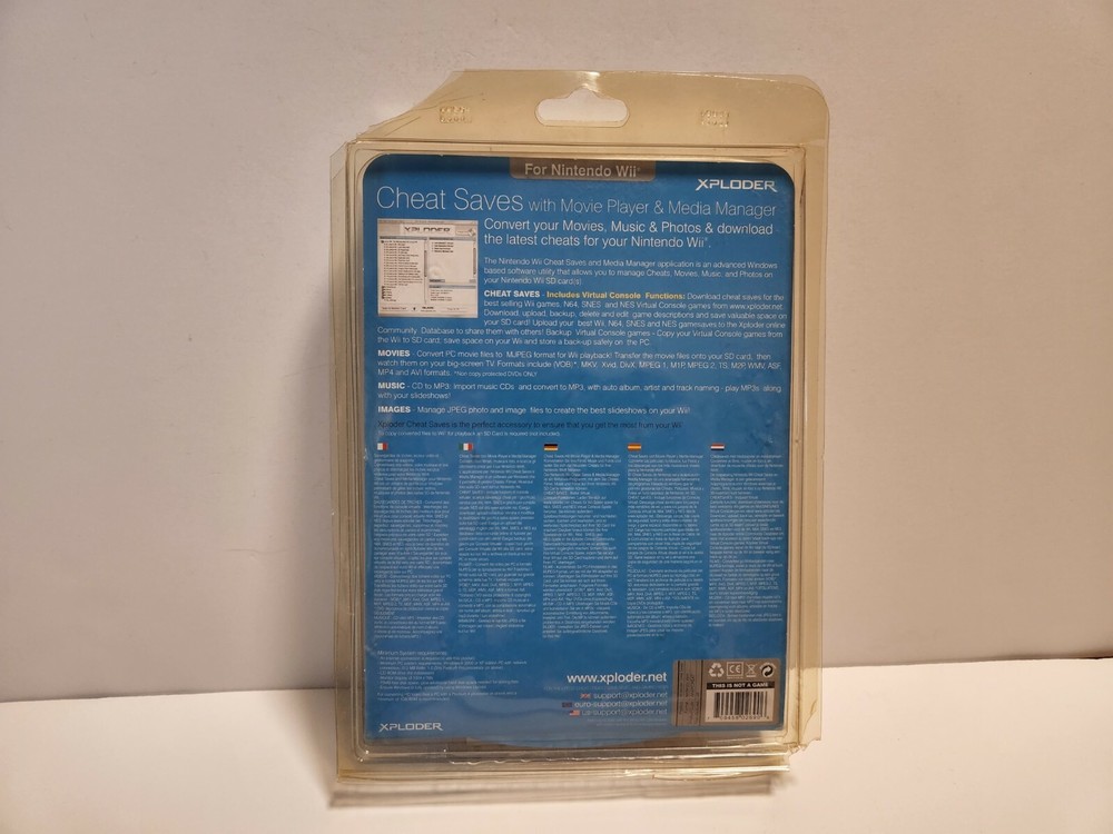 Nintendo Wii Xploder Cheat Saves BRAND NEW