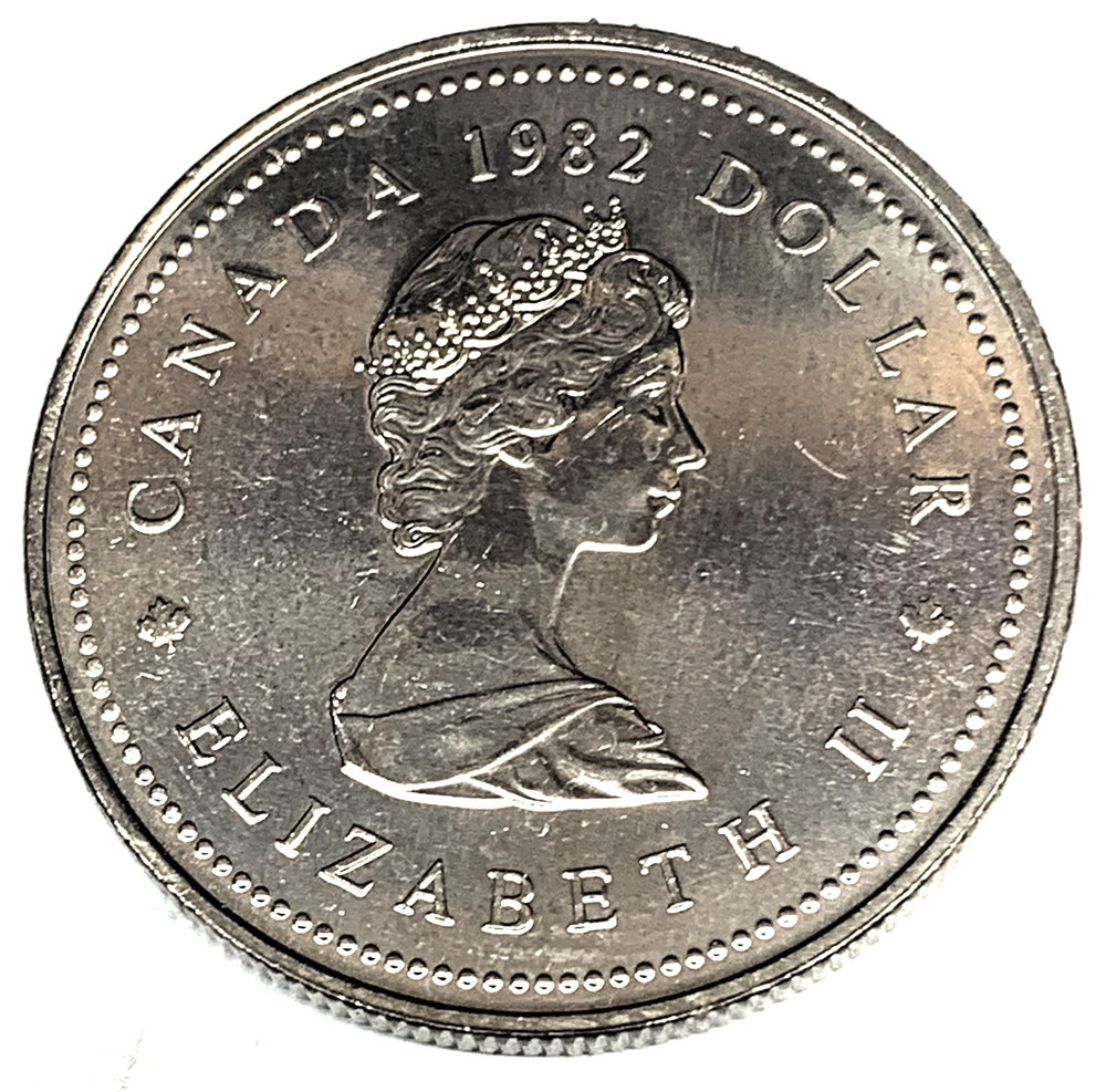 # C7248 CANADA COIN, ONE DOLLAR 1982 UNC