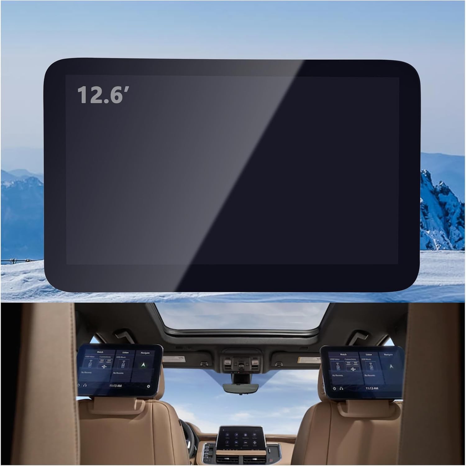 LCD Display 85100044 For Chevy Suburban GMC Yukon XL Headrest Back Seat TV DVD