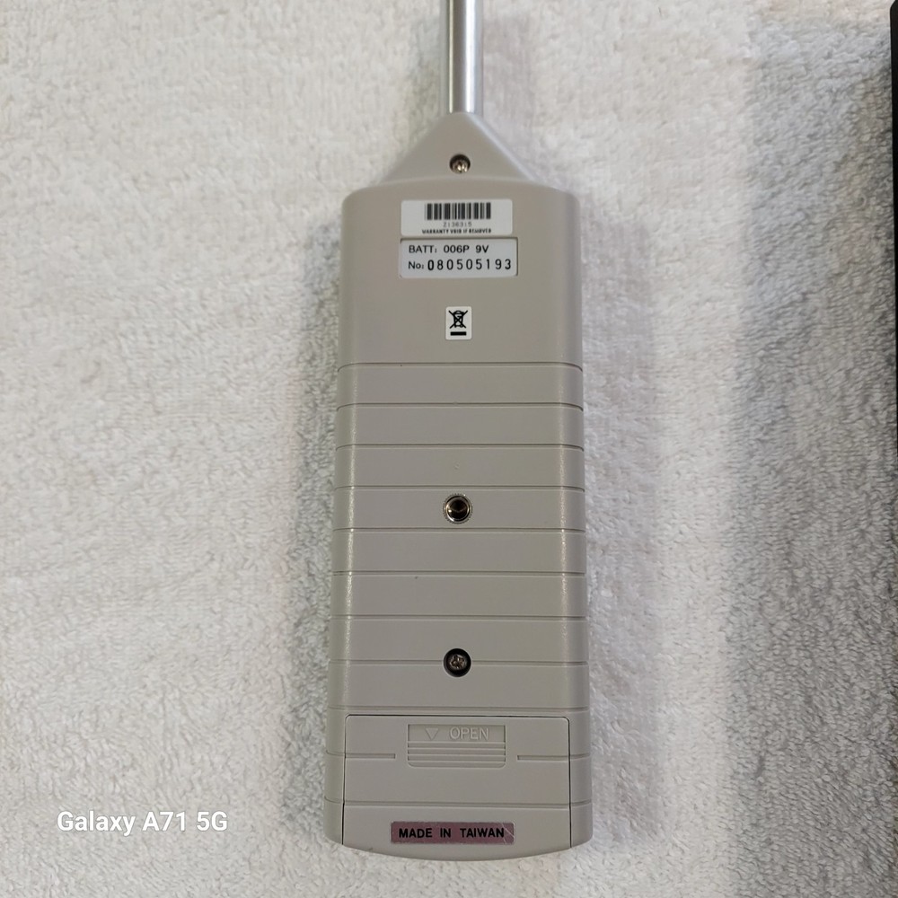 EXTECH Digital Sound Level Meter. Model # 407736