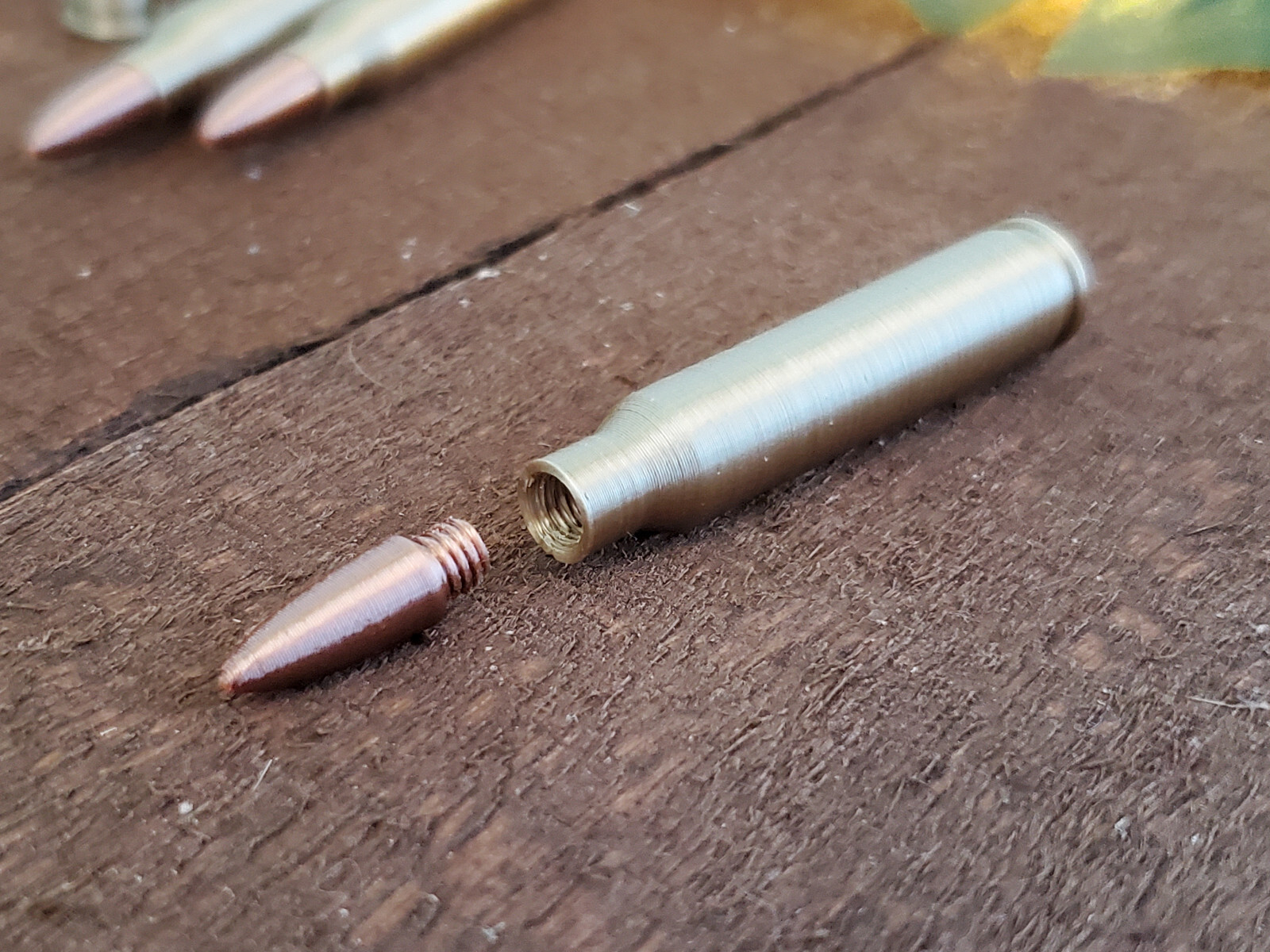 25 - DUMMY .223 5.56x45 Ammunition - Fake Prop Plastic Ammo Cartridge Model