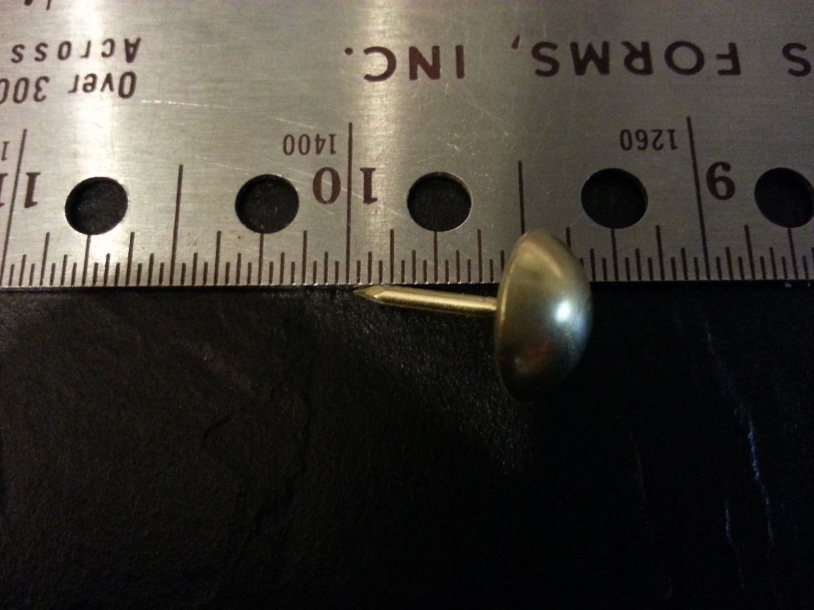 Brass-Gilt 7/16"Dia 1/2"LNails Decorative Upholstery Tacks Nail 100-200-500-1000