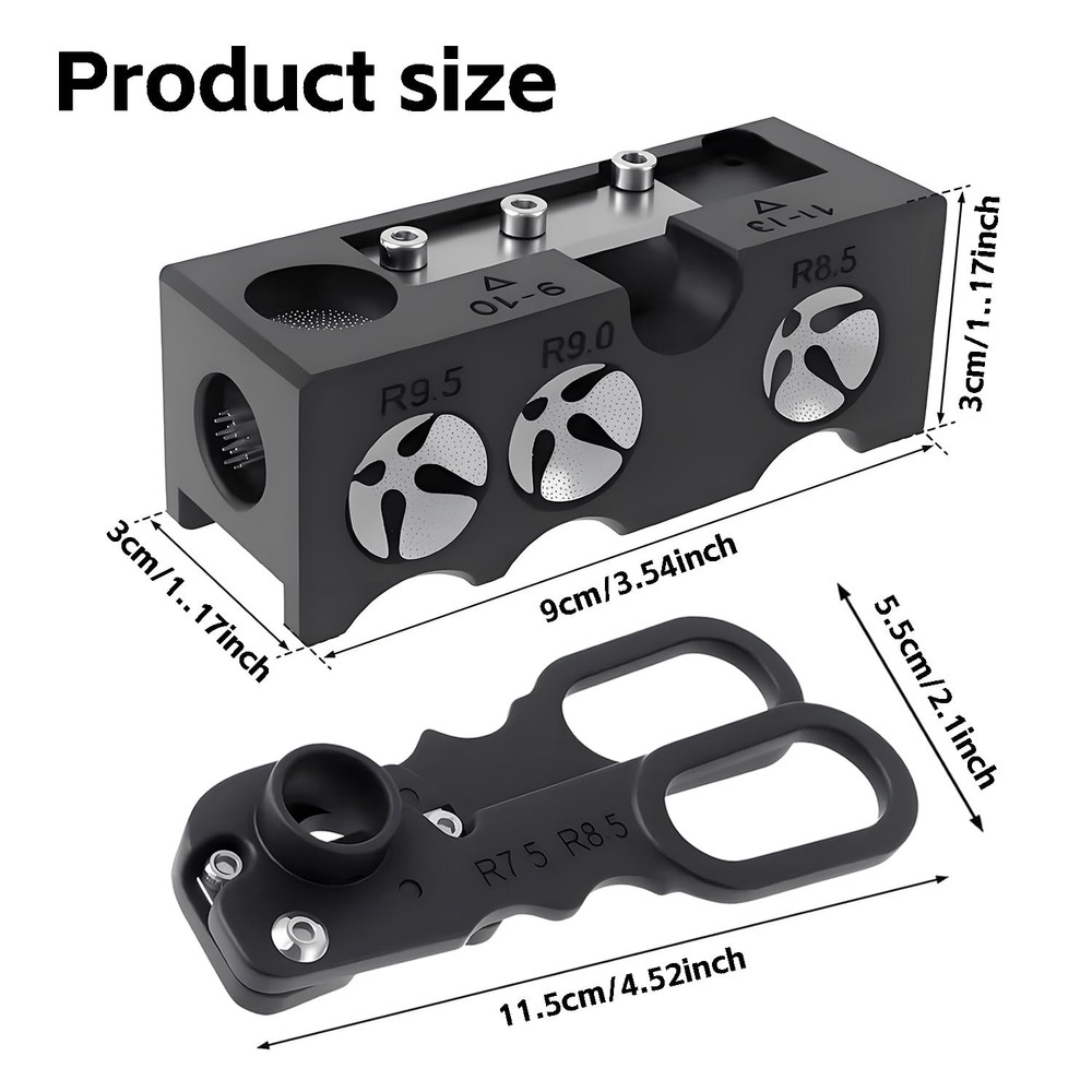 11in1 Pool Cue Tip Replacement Kit Shaper Repair Table Accessory Kit Pro