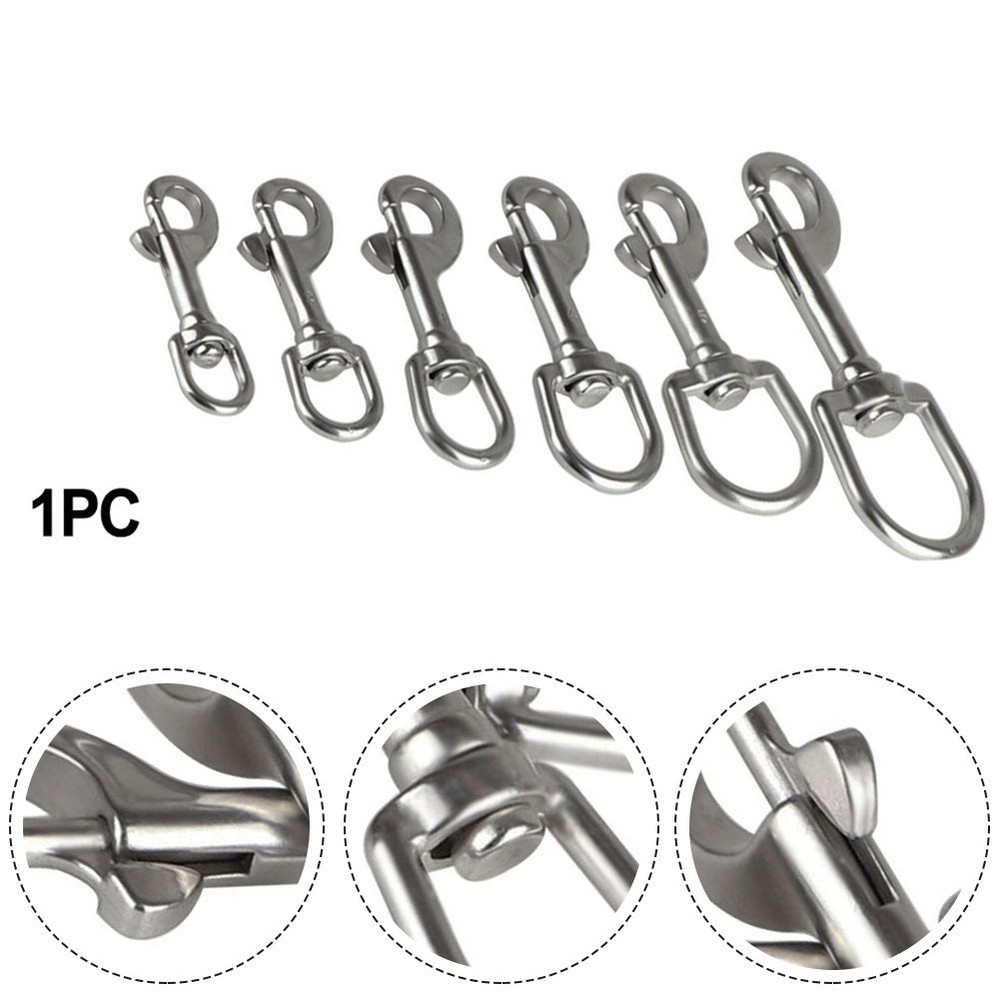 Degree Rotating Snap Hook Prevent Knots and Simplify Rope Attachment