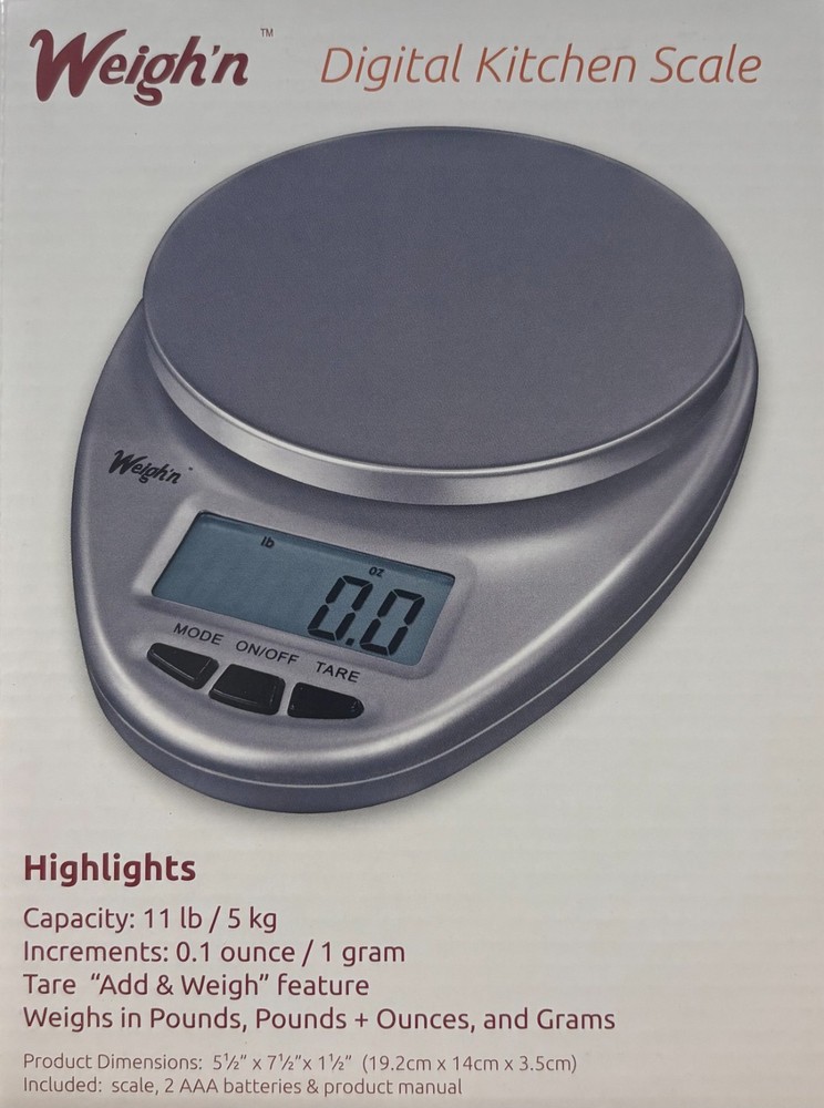 Weigh n Digital Kitchen Scale
