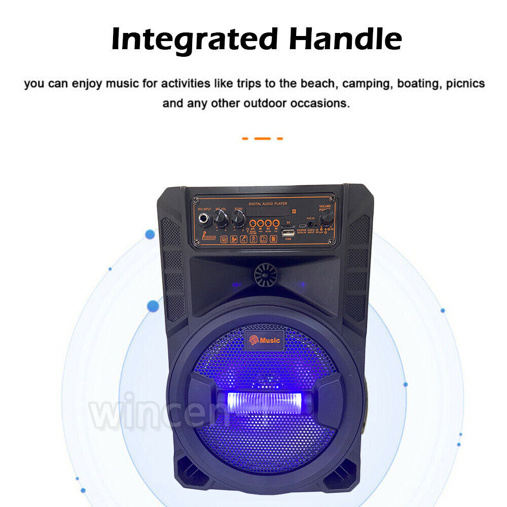 3000 Watts Wireless Portable Party Bluetooth Speaker With Microphone & Remote