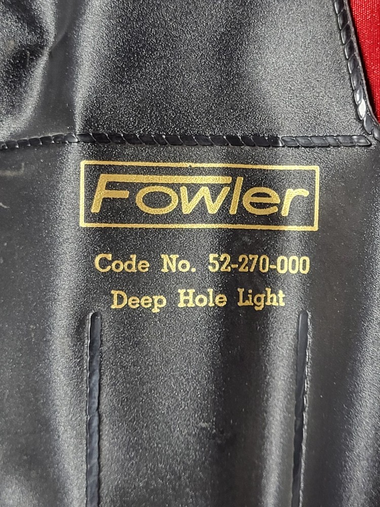 Fowler Deep Hole Light Kit 52–270–000 - Incomplete set