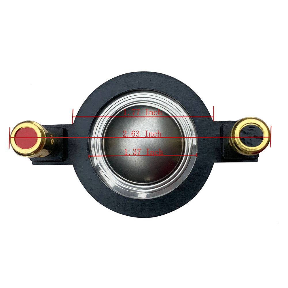 Pair 25MM 8 Ohm Replacement Diaphragms For PA Speaker Driver Tweeter Titanium