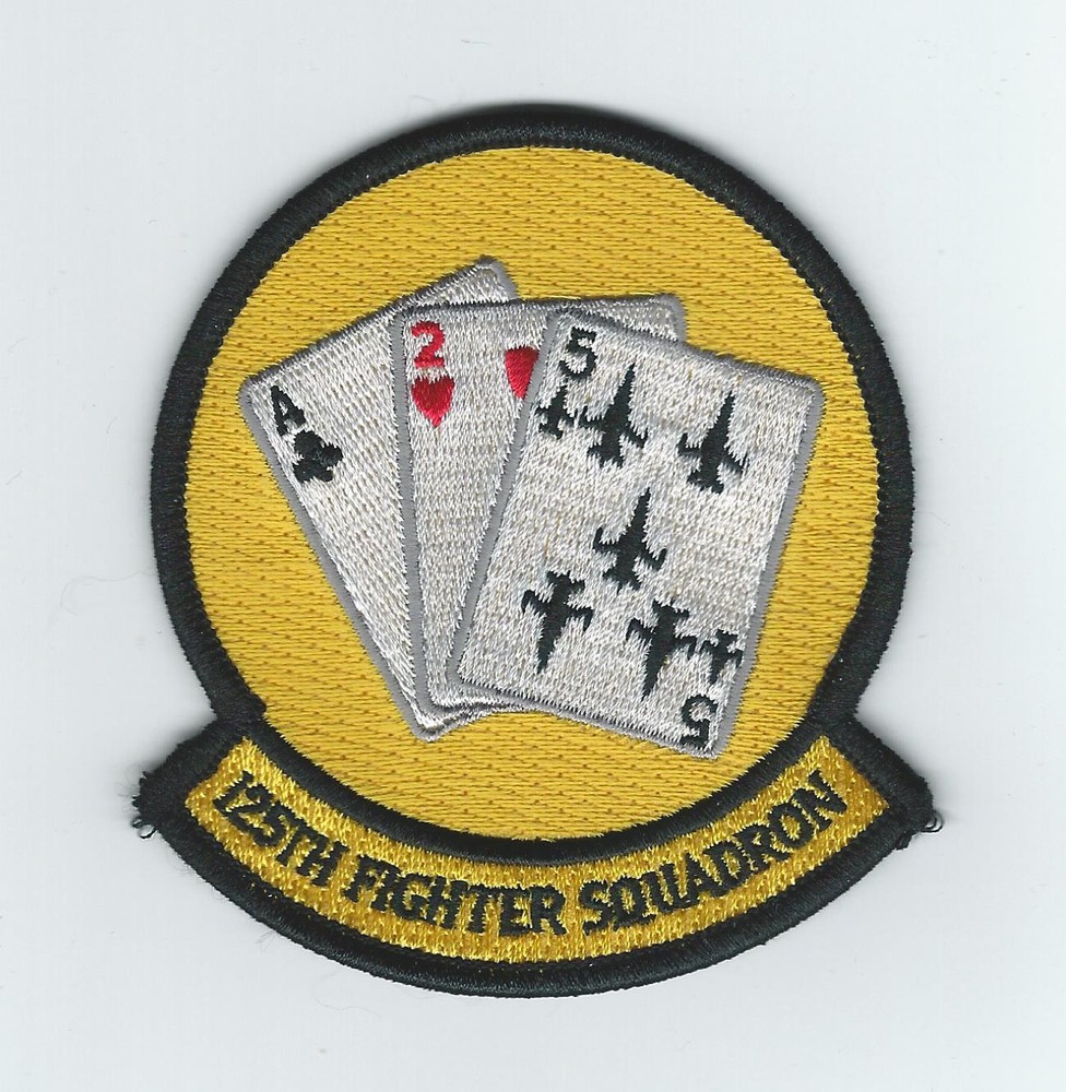 125th FIGHTER SQUADRON (CARDS-THEIR LATEST) patch