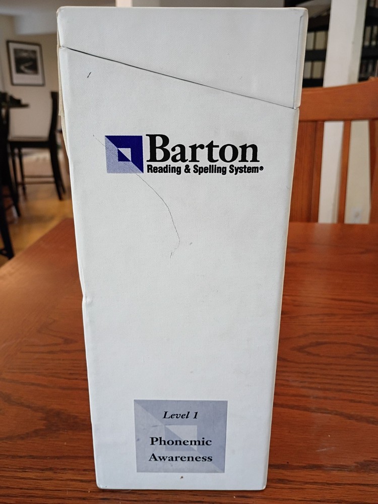 Barton Reading & Spelling System Level 1 Complete Set Book DVD Tiles
