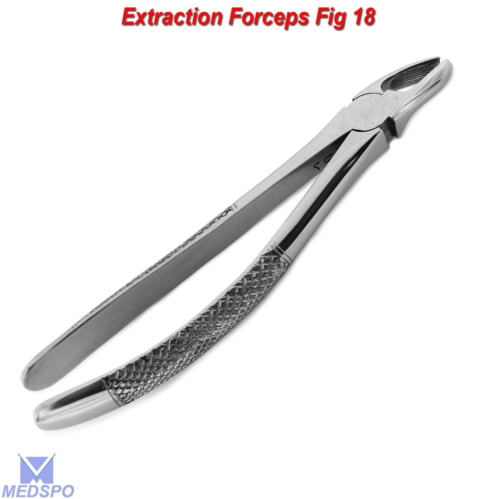 Dental Upper Molar Left Extracting Forceps Fig. 18 Extraction Instrument Tools