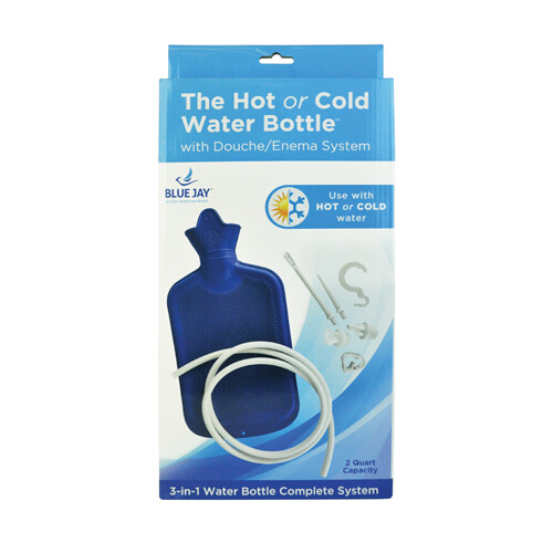 Water Bottle Hot/Cold-Blue Jay with Douche & Enema System