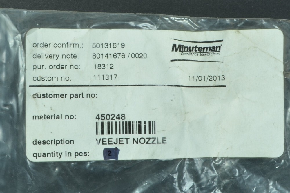 Minuteman 450248 VeeJet Nozzle