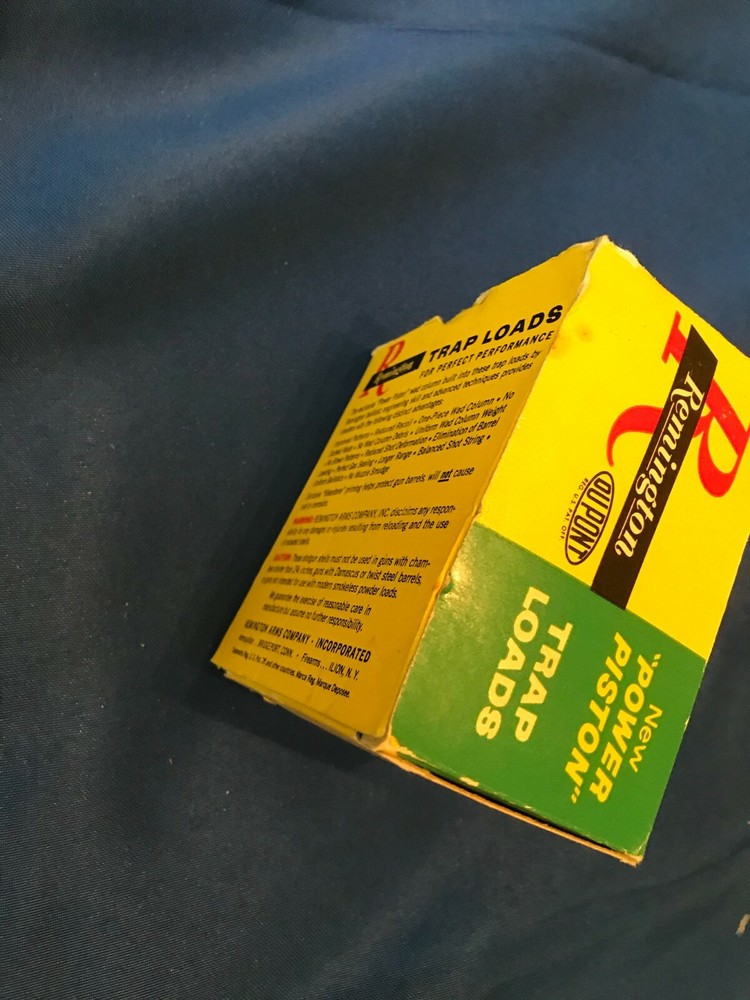 Remington Vintage Trap Load Empty Box