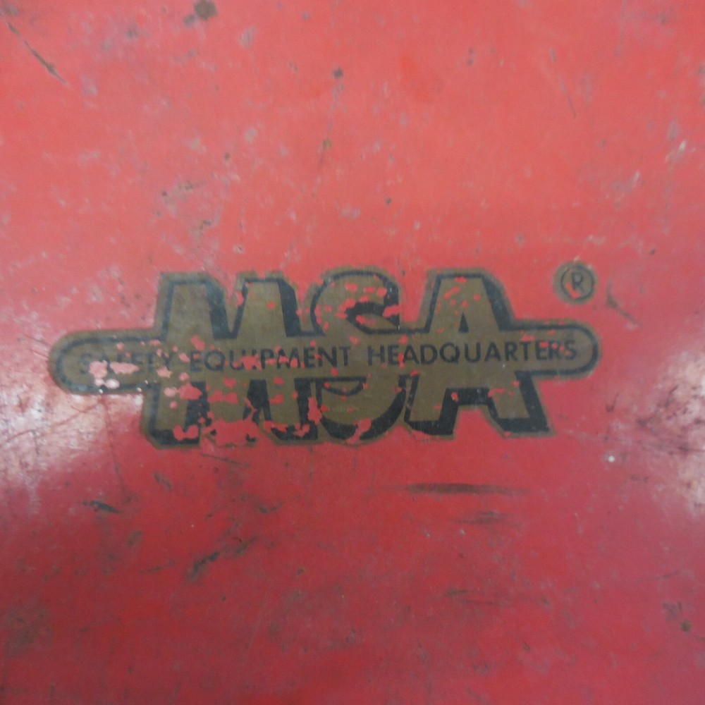 Vintage MSA Wall First Aid Kit--with contents