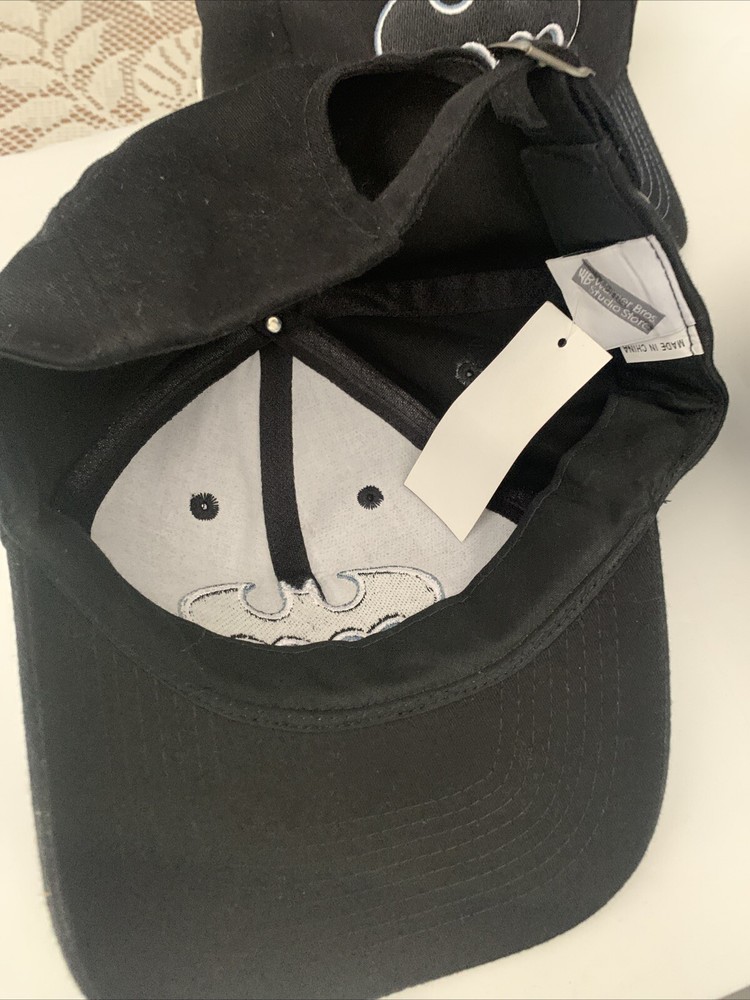 Batman Comics All Black with Silver Trim Cap X 3