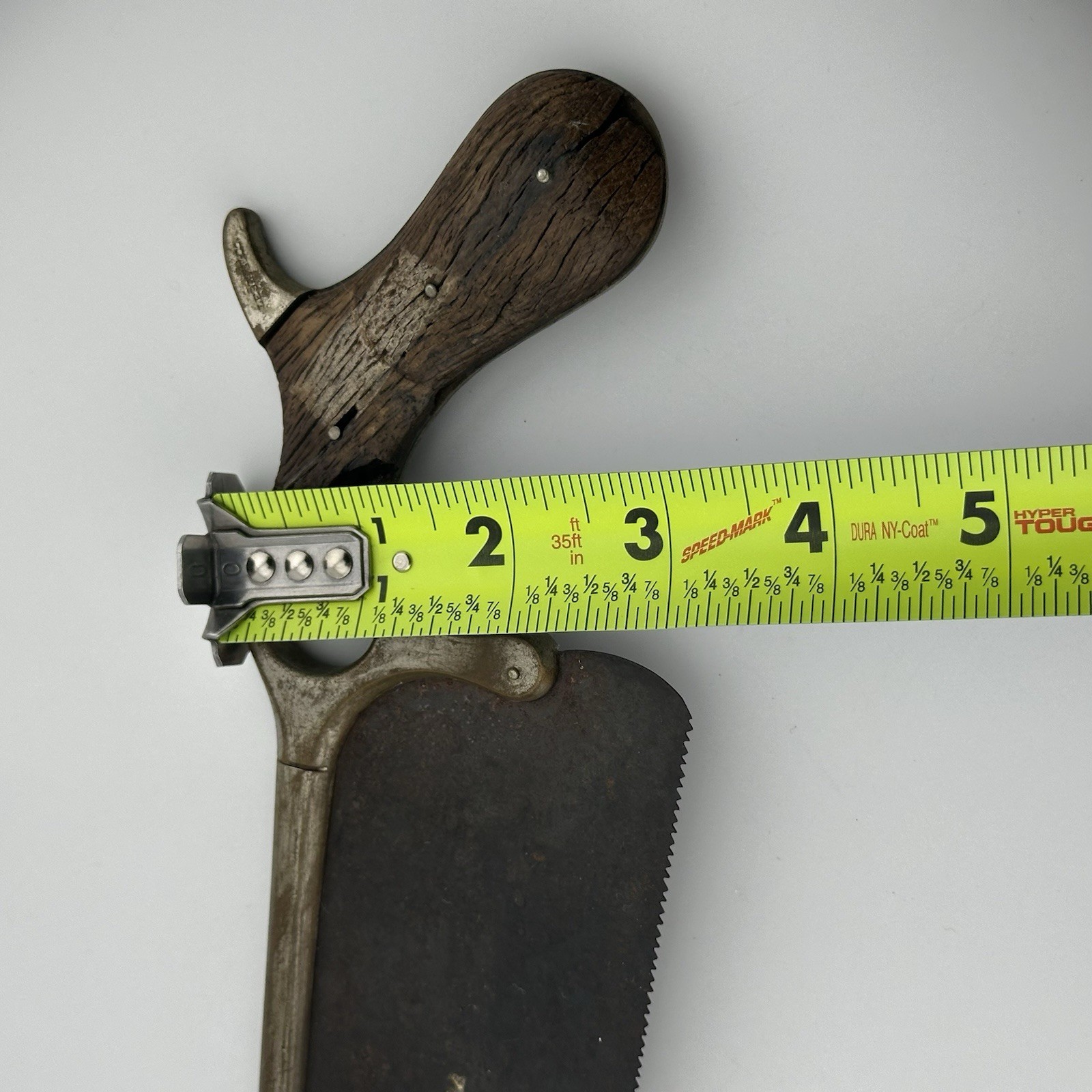 Antique 1800s US Civil War Era Leslie & Co Surgeon Amputation Bone Saw Doctor