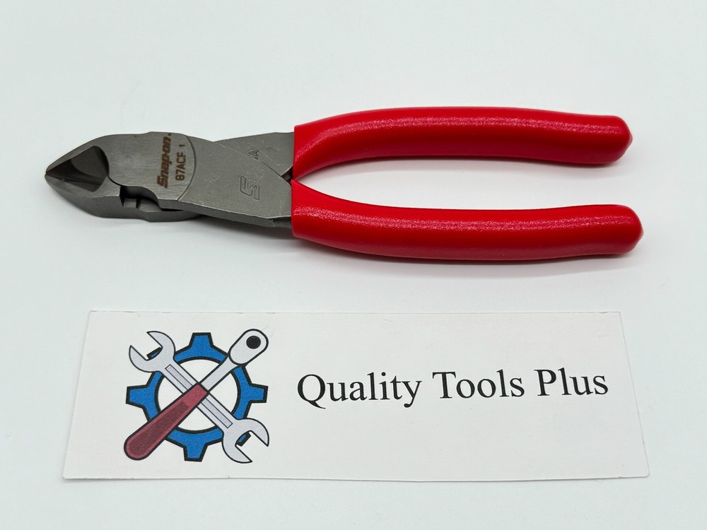 Snap-On NEW 87ACF 7" Vector Edge Diagonal Cutter Red