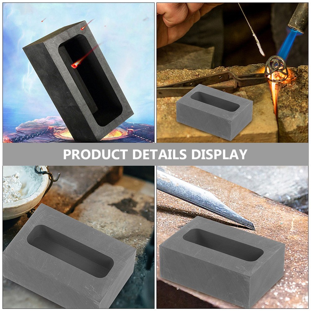 Graphite Mold Metal Casting Mold for Gold Silver Copper Ingot Refining