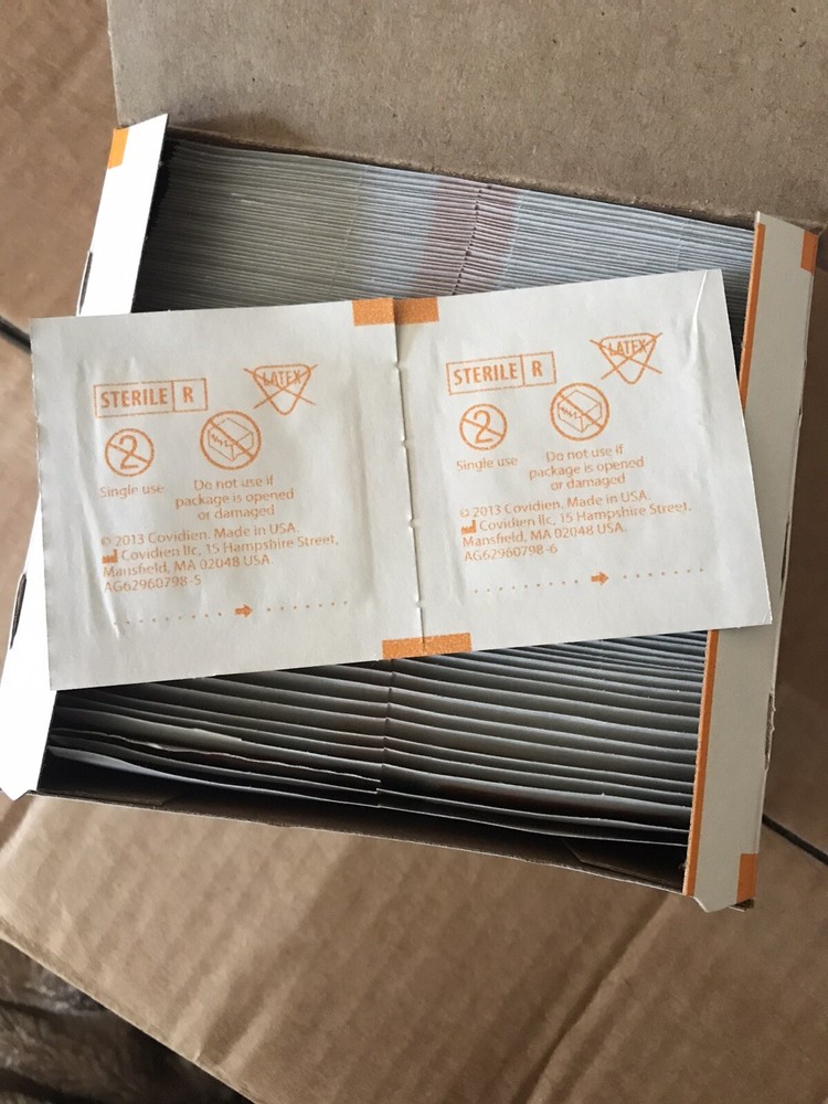 New #6818 Webcol Alcohol Prep Pads Sterile Medium - 2 Pack x 200