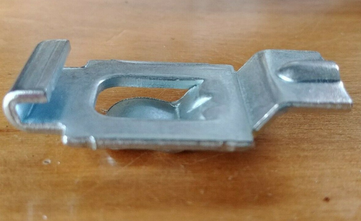 4 Hallowell Steel Shelf Support Clips / Brackets for Commercial Metal Shelving