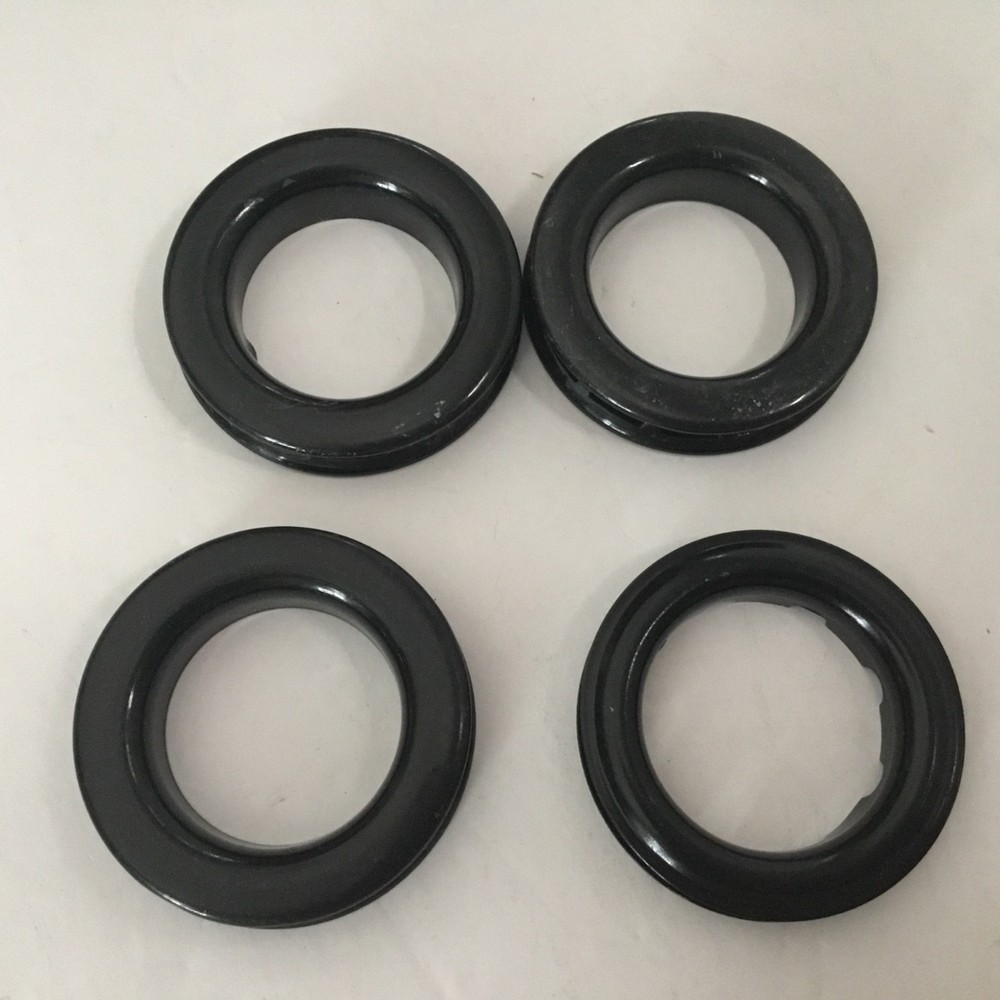 Grommets black #10 . 4 sets. Rowley Co.