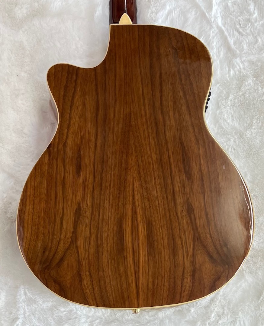 Luna Guitars Vista Mustang Wild Horse Body Acoustic Electric Guitar