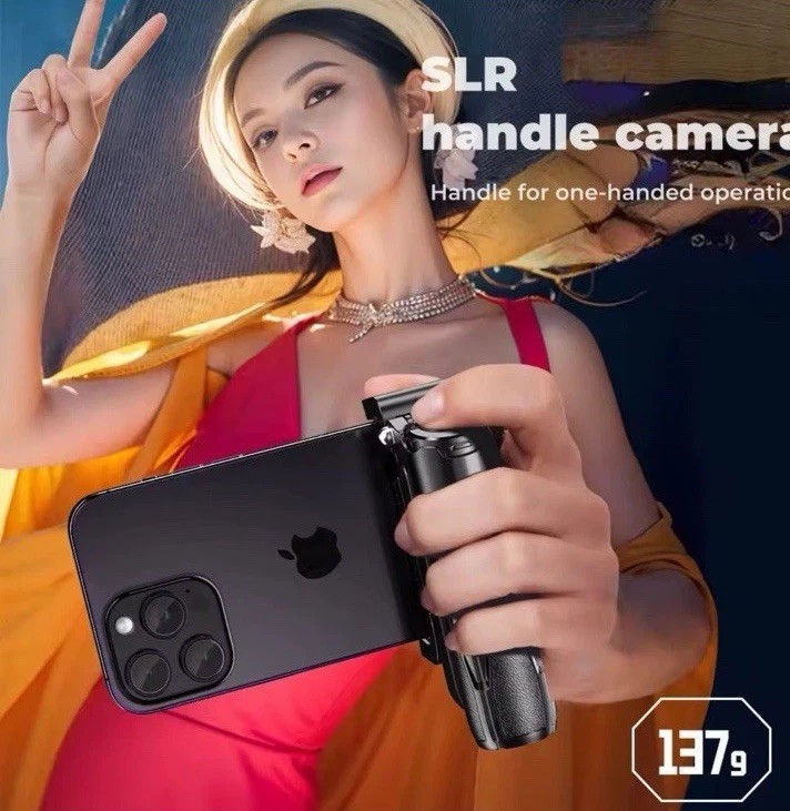P15 MINI Grip Quadripod Selfie Stick Tripod Bluetooth 5.2