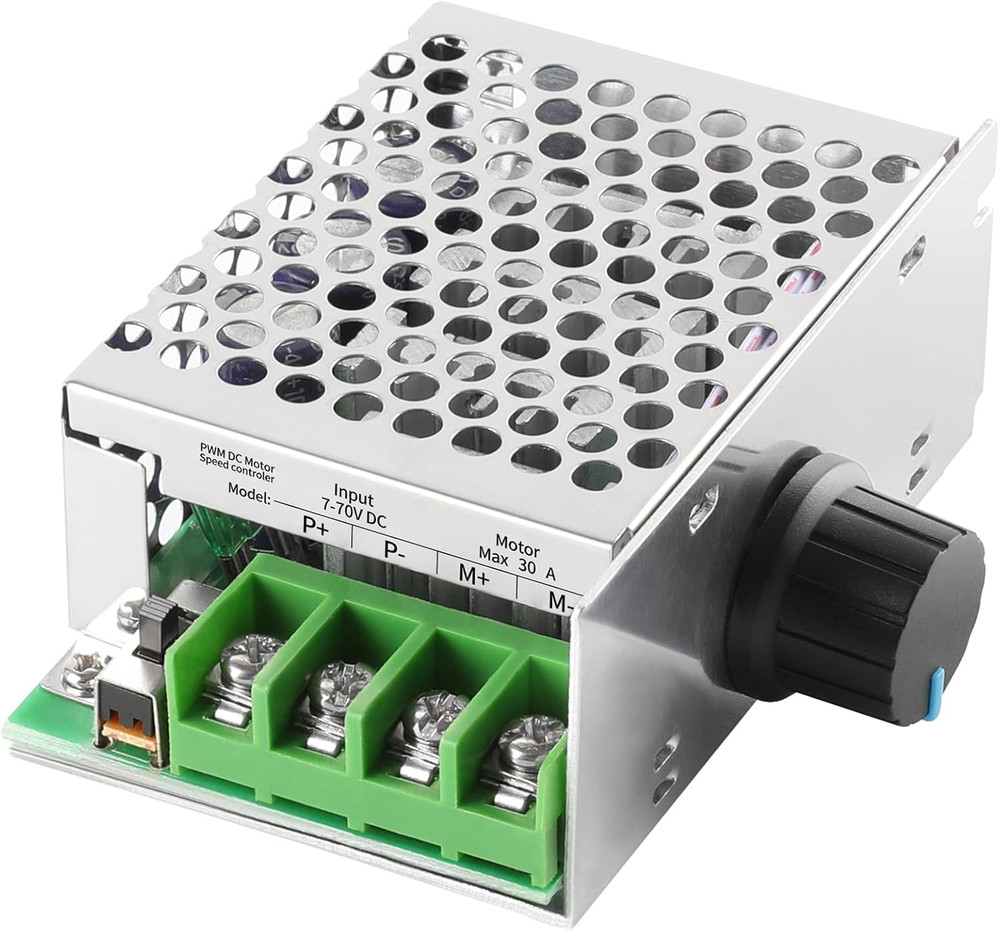 DC Motor Speed Controller PWM Controller, 7-70V 30A Adjustable PWM Motor Speed