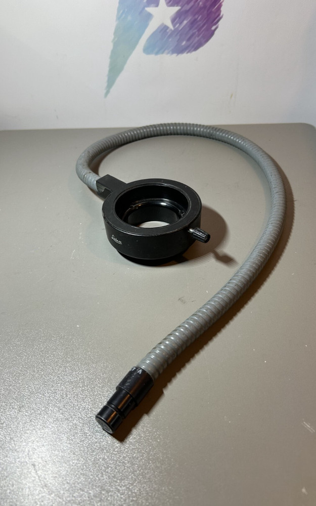 Leica Fiber-Optic Microscope Ring Light Source with Flex Fiber Cable