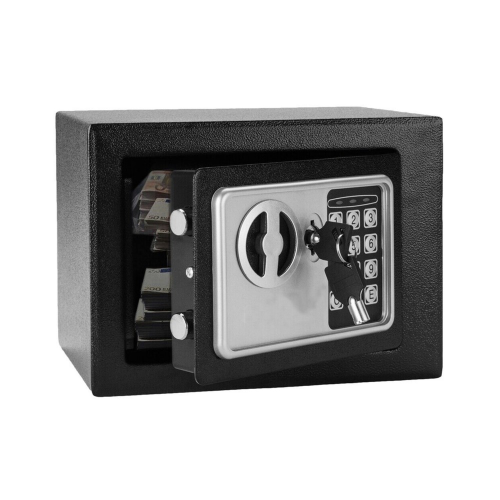 Electronic Small Safe Box Digital Electronic Security Safe Box w/ Keys for Home