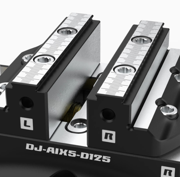 Four & Five Axis Machining Integral Self-centering Concentric Vice DJ-AIX5-D125