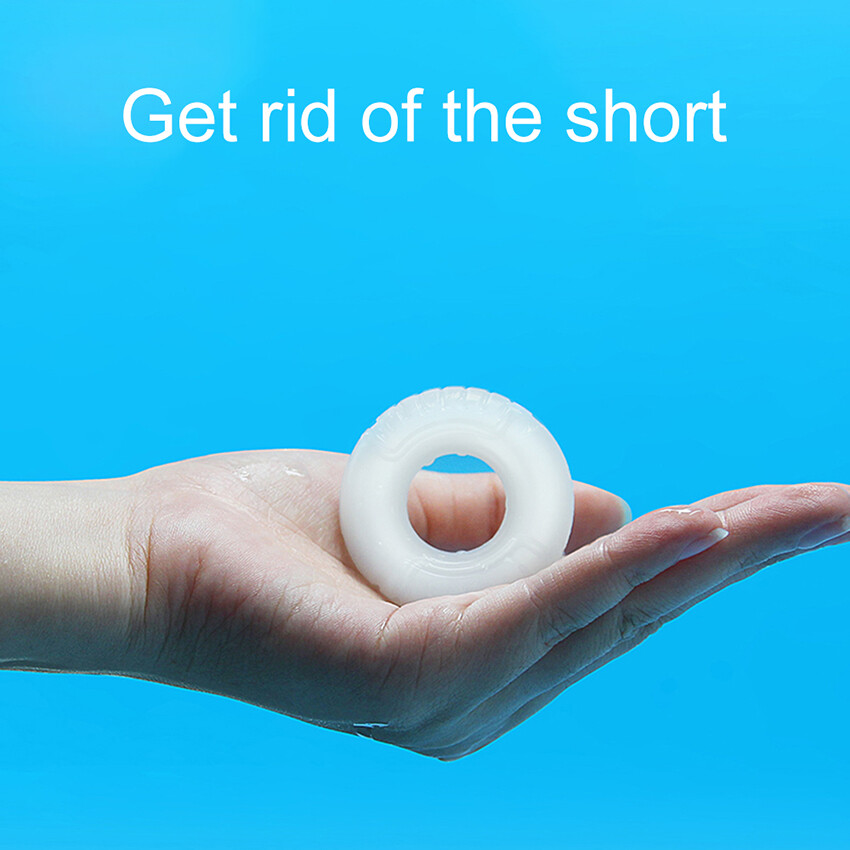 5PCS Reusable Silicone Penis Sleeve Male Ejaculation Delay Ring Set For Men US