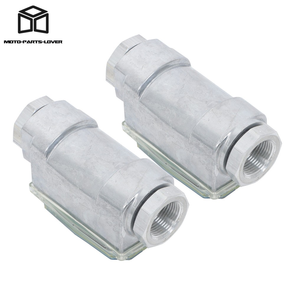 2pcs Digital Turbine Flow Meter 2.6-26 GPM For Liquid w/ 3/4 Interface 1"