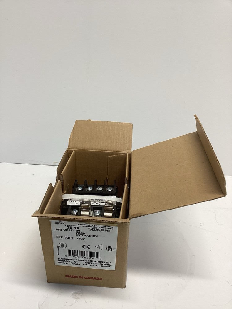 HAMMOND CONTROL TRANSFORMER PT25MGJ G-869