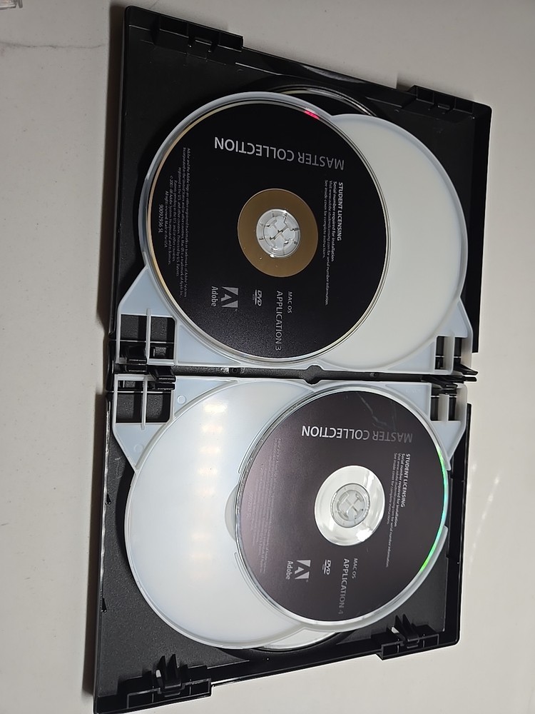ADOBE CS4 CREATIVE SUITE 4 MASTER COLLECTION DVD MAC (Student Licensing)