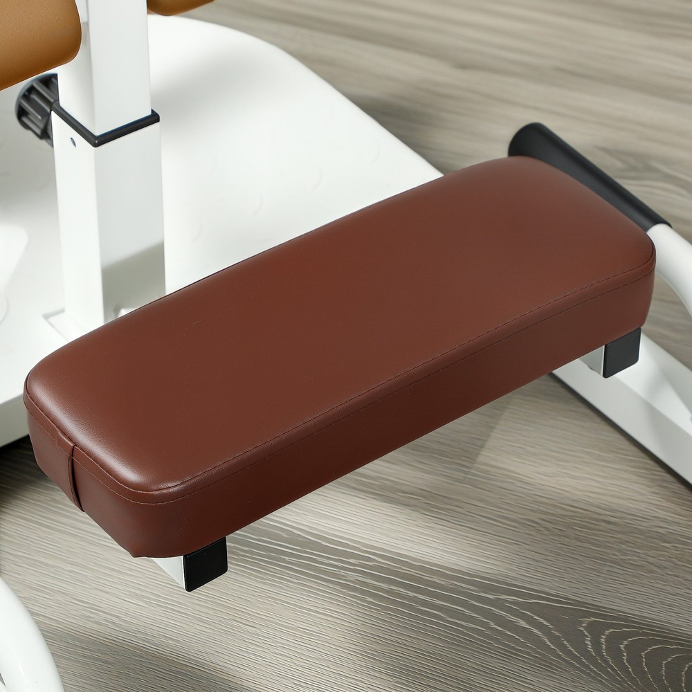 Soozier Sissy Squat Hip Thrust Machine with Push Up Stand Foldable Adjustable