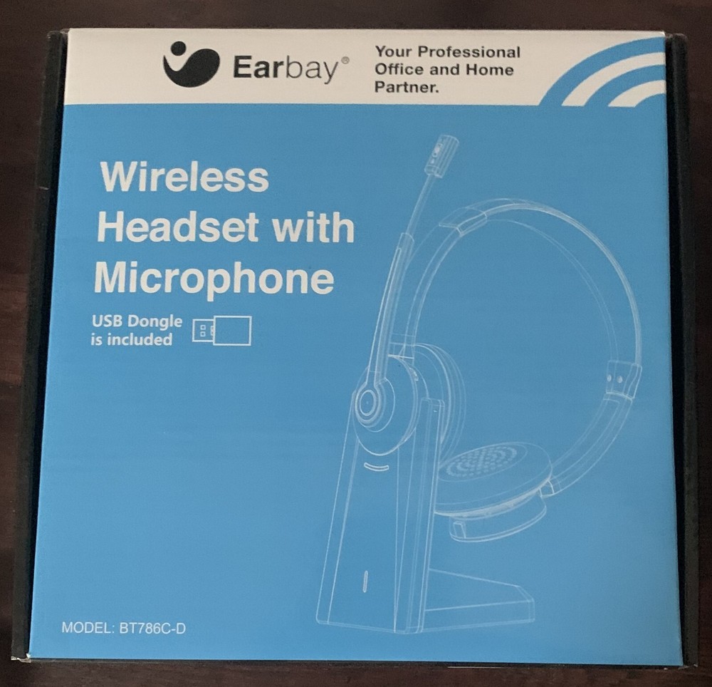 NOB Earbay Wireless Headset With Microphone Black BT786C-D