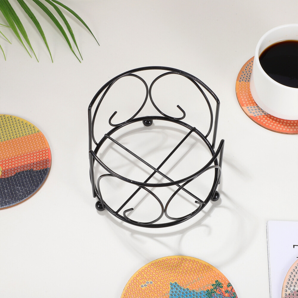 Iron Coaster Holder Iron Frame Coaster Holders Without Coasters Display Stand