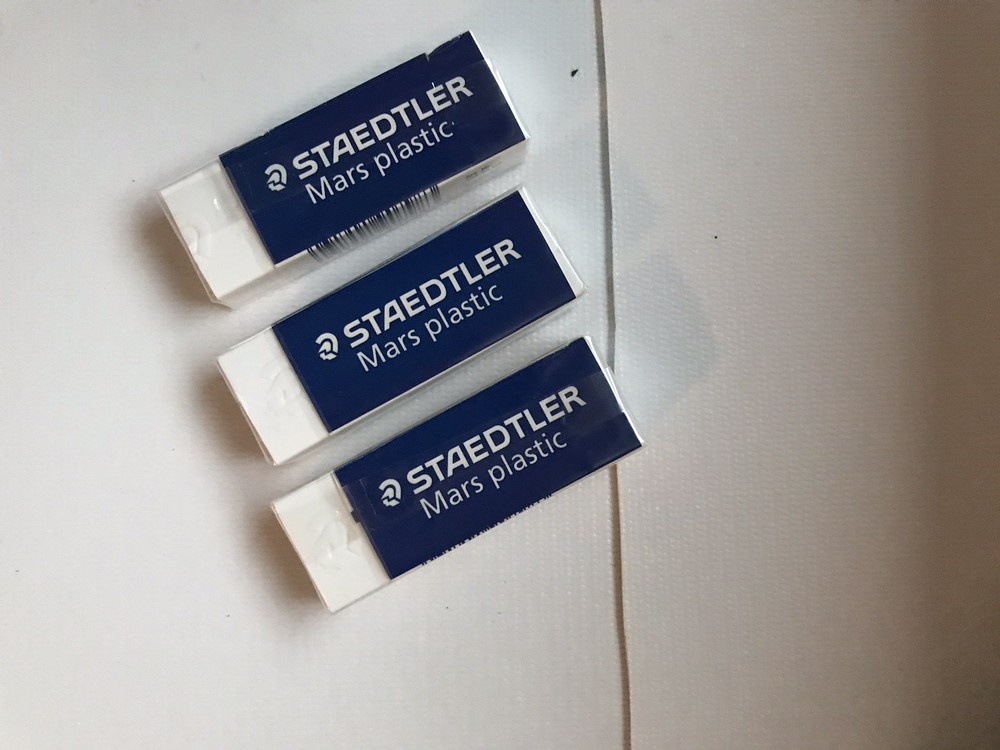 STAEDTLER Mars plastic 526 50 eraser 3pcs