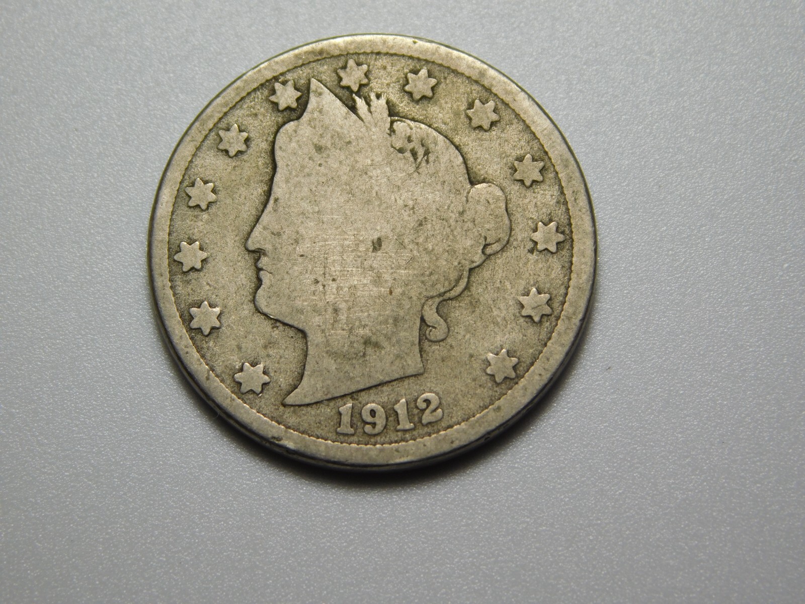 OLD US COIN 1912-D LIBERTY HEAD V NICKEL