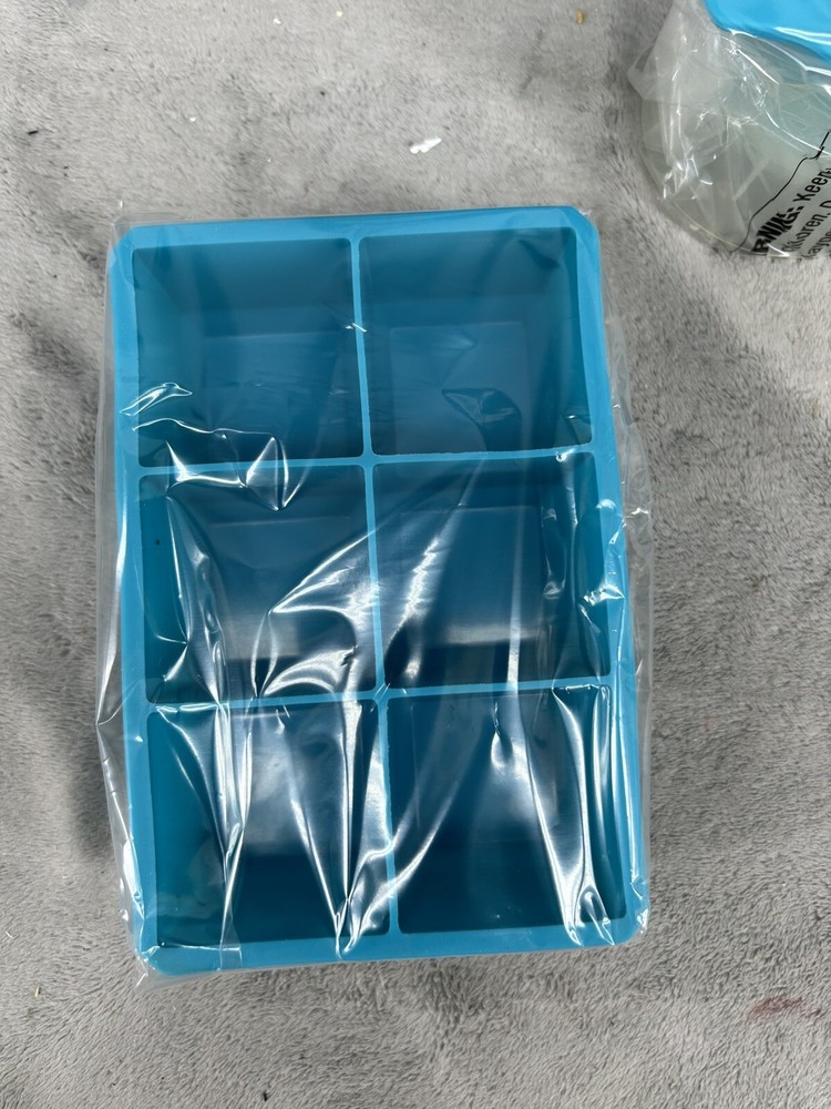 Sharper Image Ice Molds Cube and Sphere/2-Piece Ice Cube Mold Combo Pack